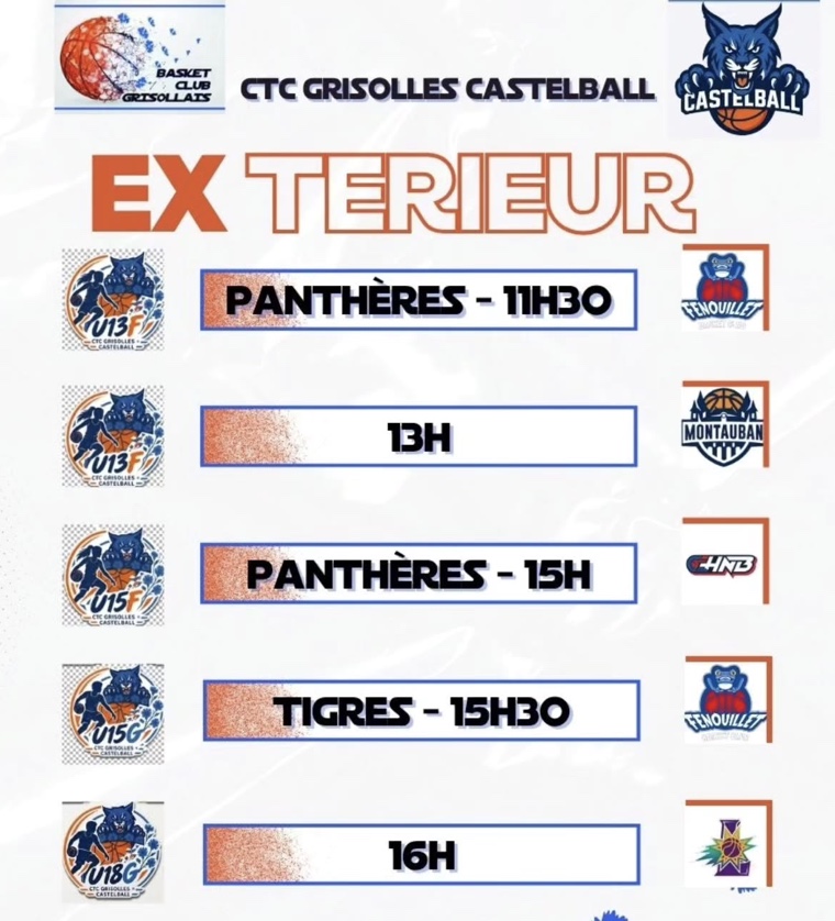Matchs Brassage D1 et D2 Week End du 19 septembre 26